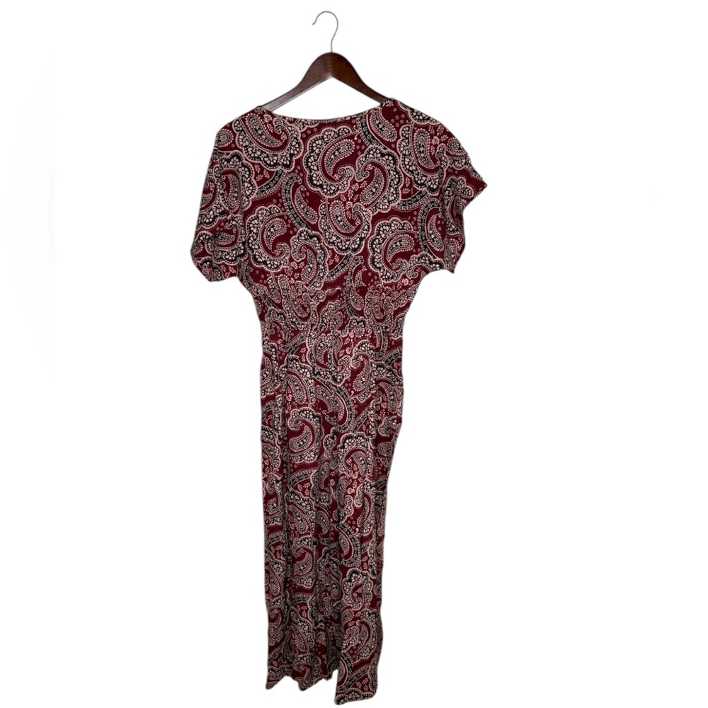 Patrons of Peace 100% Rayon Floral Paisley Wide Leg Jumpsuit NEW - Picture 7 of 10